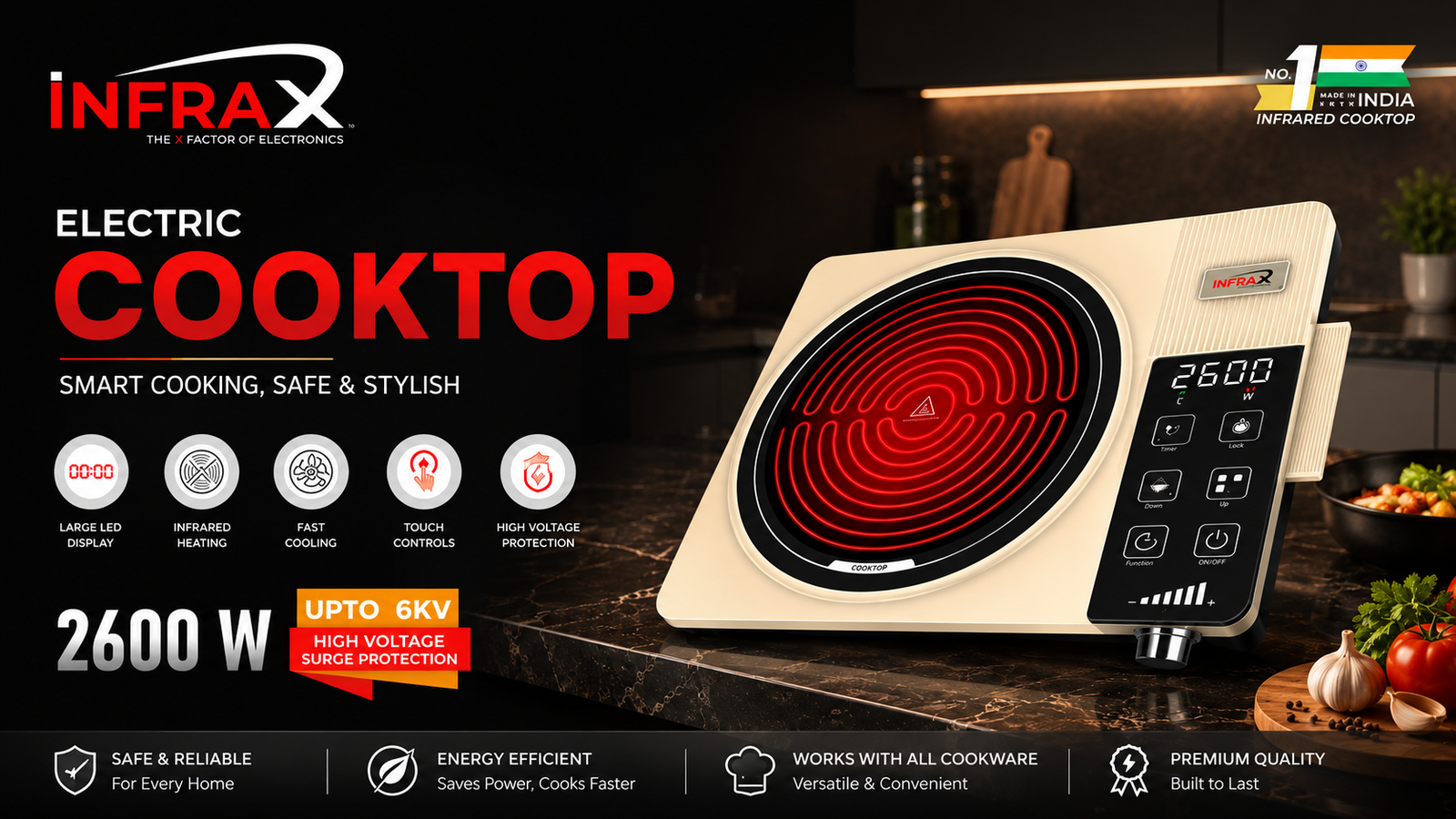 INFRAX infrared cooktop 1